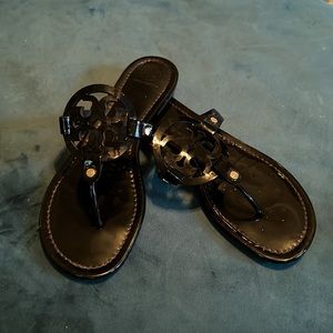 Tory Burch Black Miller Sandal size 11